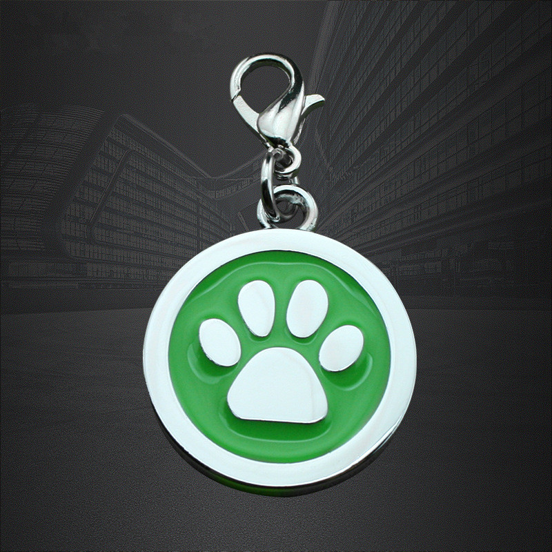 Fornecimento de Liga de zinco pet tags round dog tag anti - cão Perdido Tags
