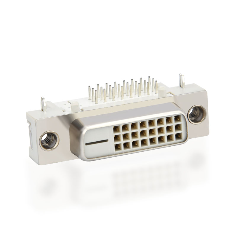 venda quente 25 Pin DVI conector de 90 graus para a china fornecedor