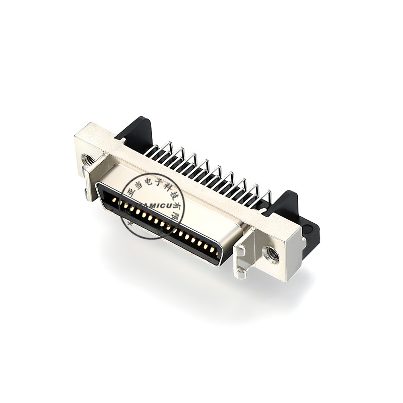 Liga de zinco de conector fêmea CN SCSI de 36 pinos padrão superior