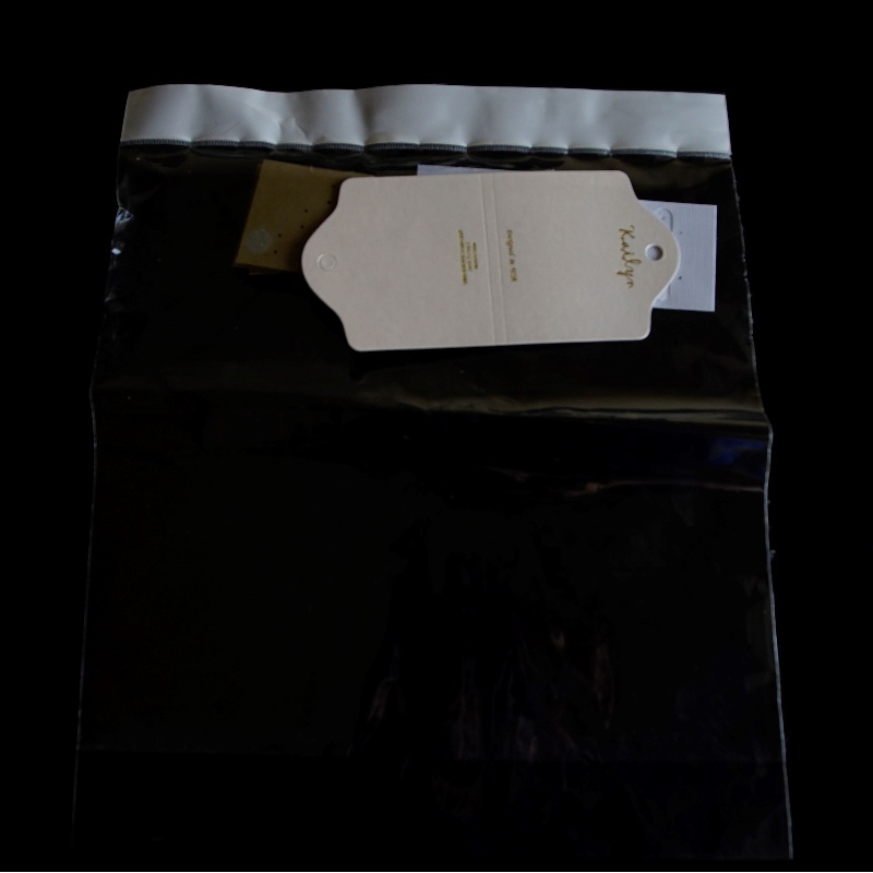 sacos personalizados do opp do tamanho para o empacotamento do presente da jóia
