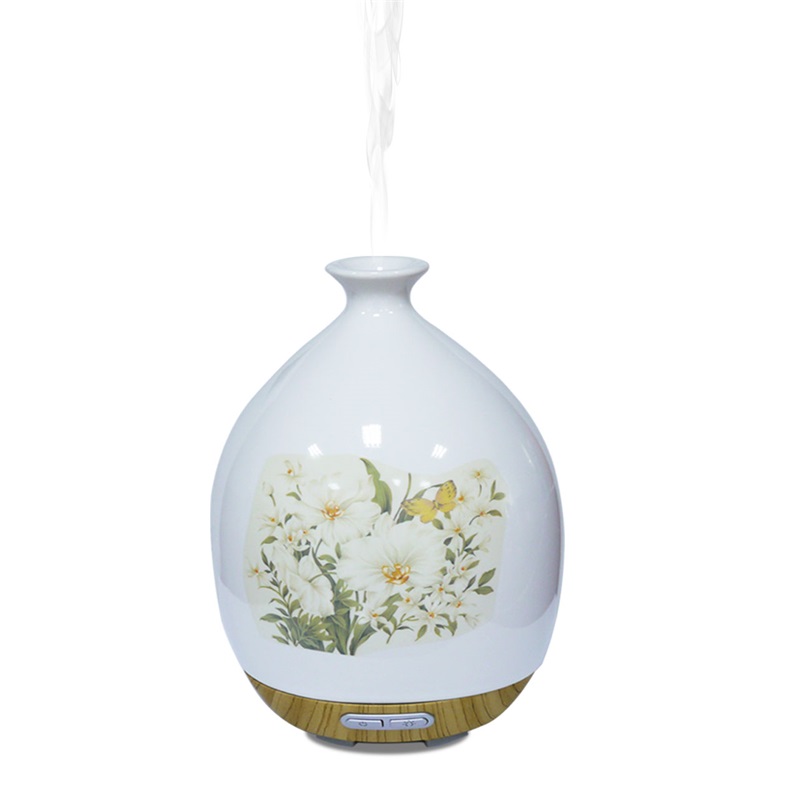 Difusor cerâmico do aroma da flor da beleza tradicional fresca elétrica do ar 130ml