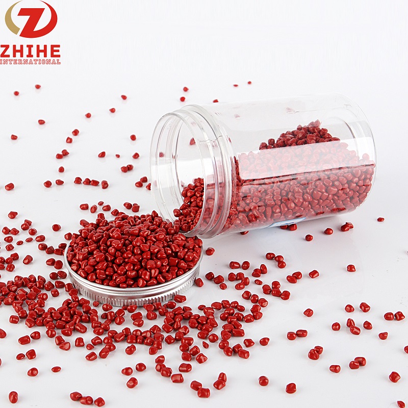 Boa Qualidade Raw Material Red Color Plastic Masterbatch