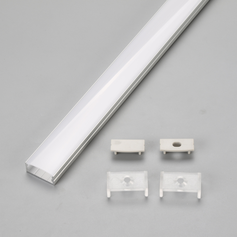 Perfil de canal de alumínio U série 6063 para fita LED