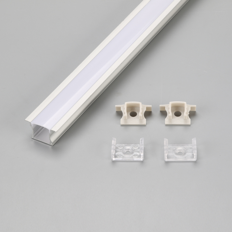 Perfil de alumínio linear forma de iluminação H luz de tira do diodo emissor de luz com tampa do difusor