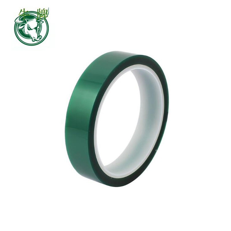 PET verde silicone alta temperatura fita adesiva solda proteger revestimento pegajoso PCB galvanizar fita escudo máscara