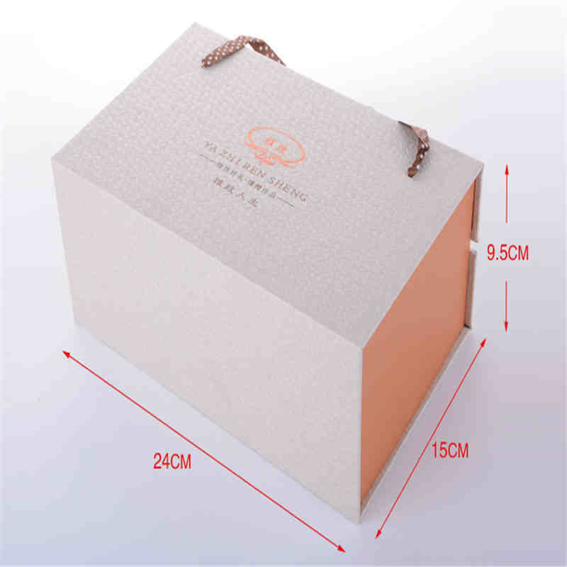 Embalagem luxuosa feita sob encomenda da caixa de presente do papel da extensão do cabelo da impressão a cores