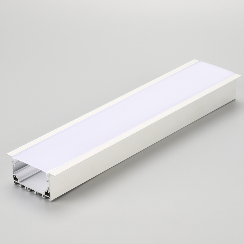 Alojamento linear LED iluminação embutida Perfil de alumínio de tira LED