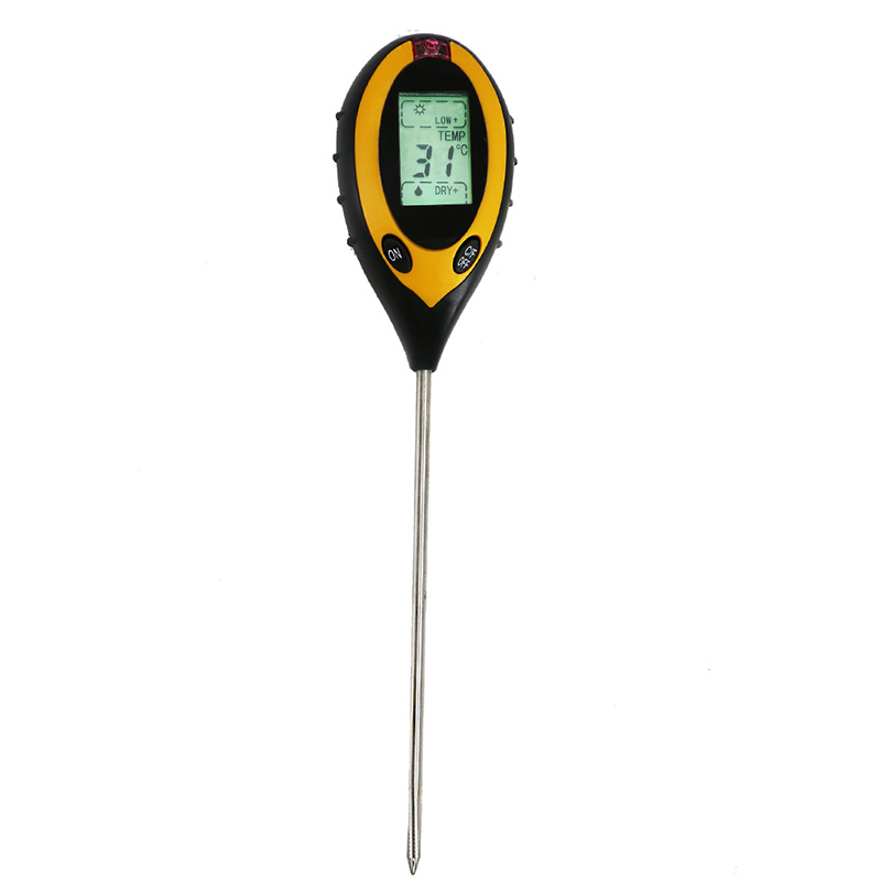 Comprimento exterior interno do verificador da umidade do pH do solo da ferramenta de jardim 198 milímetros de ponta de prova longa