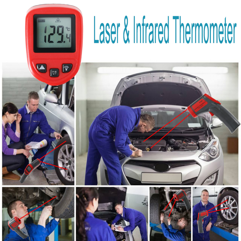 Termômetro industrial infravermelho do laser do termômetro da compra em linha
