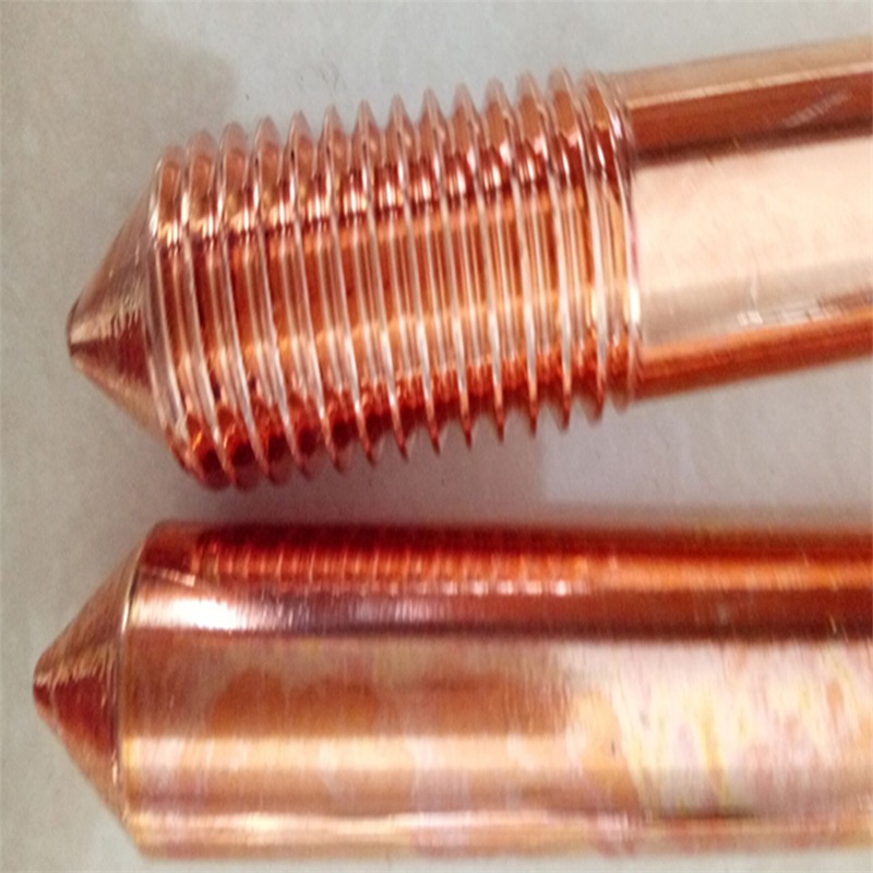 Rod de aço revestido de cobre sólido químico