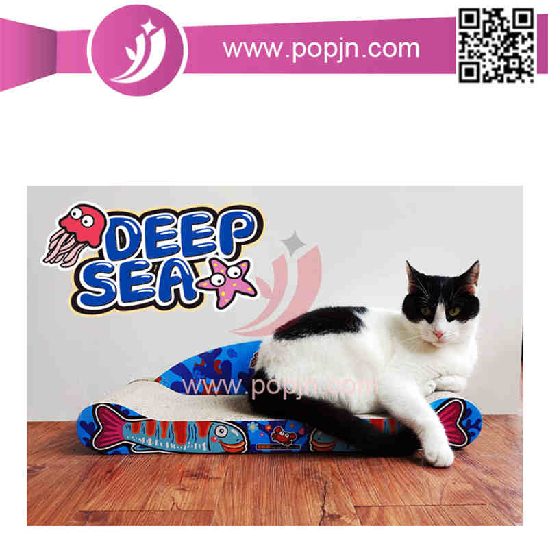 Placa de risco reciclável que risca o risco de gato do cartão ondulado da cama da sala de estar da almofada