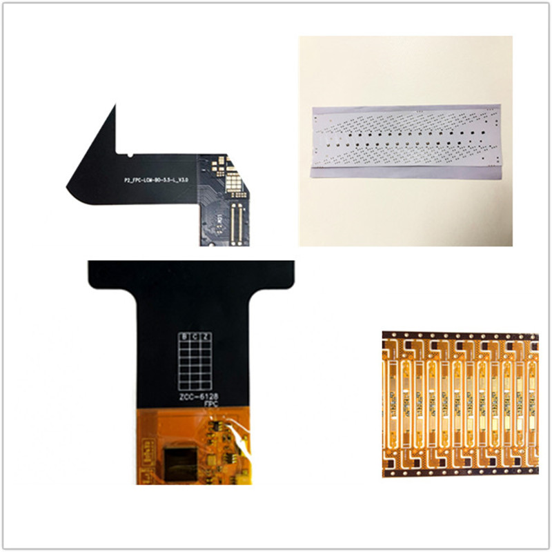 FPC para o painel de toque / FPC para o diodo emissor de luz / Goldfinger banhado a ouro FPC OEM o PCB flexível placa de circuito flexível FPC para o bordo