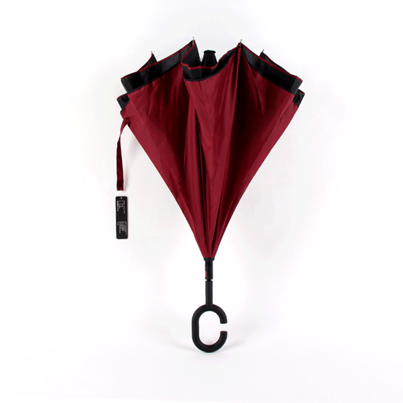 2019 presentes de Marketing Auto manul aberto perto de impressão personalizada chuva especial reversa à prova de vento invertido guarda-chuva