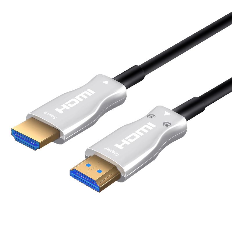 Cabo HDMI de fibra óptica, HDMI 2.0 AM para AM, 4K @ 60HZ, 18Gps, RGB4: 4: 4 3D ARC