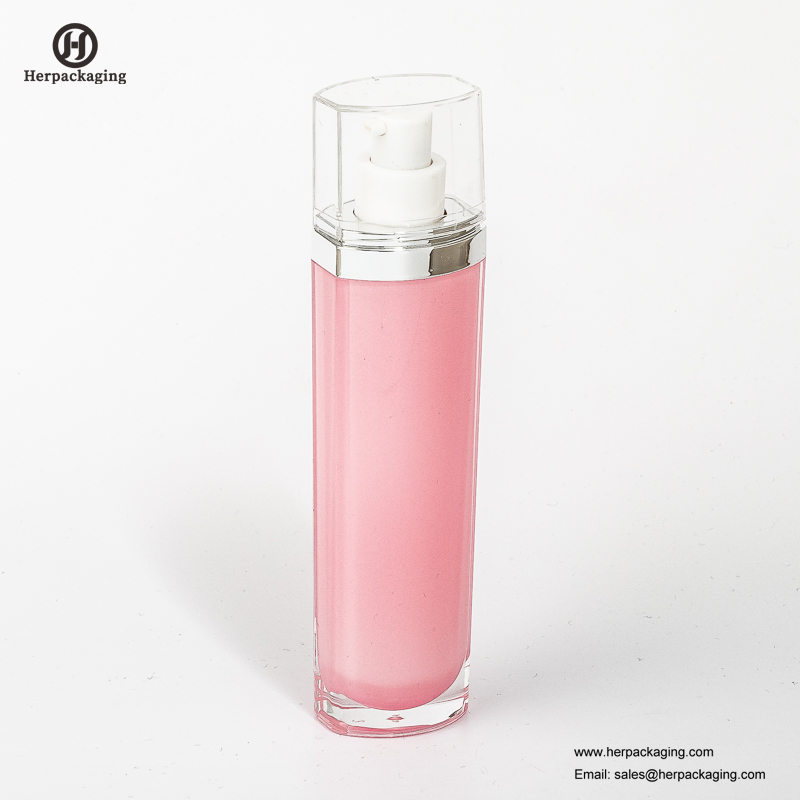 HXL319 Vazio acrílico creme sem ar e Lotion Bottle recipiente de cuidados com a pele embalagem de cosméticos