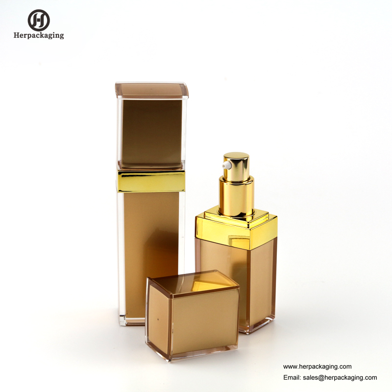 HXL324 Vazio Acrílico Airless Creme e Lotion Bottle Embalagens de cosméticos para cuidados com a pele recipiente