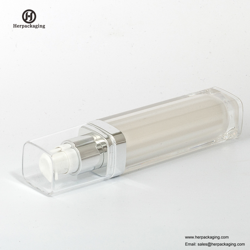 HXL3110 Vazio Acrílico creme sem ar e Loção Recipiente para cuidados com a pele embalagem de cosméticos
