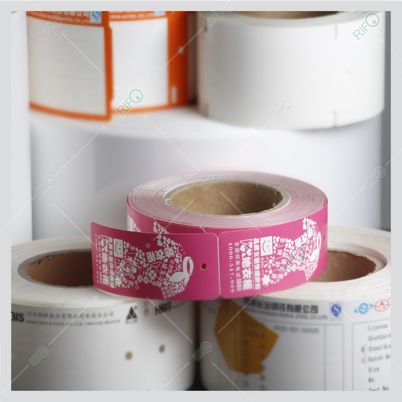 Etiquetas de alta temperatura para pendurar etiquetas de barra de ferro resistentes ao rasgo