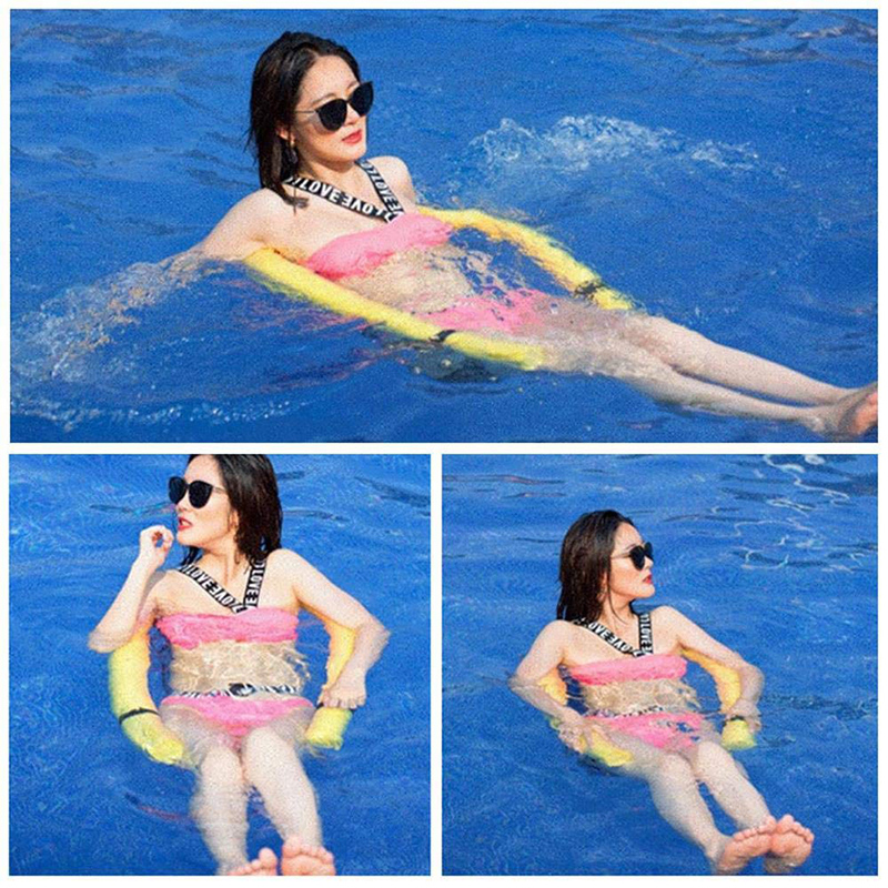 Design de alta densidade espessura cor esporte aquático natação flutuante epe tubo de espuma de polietileno piscina macarrão para natação do bebê