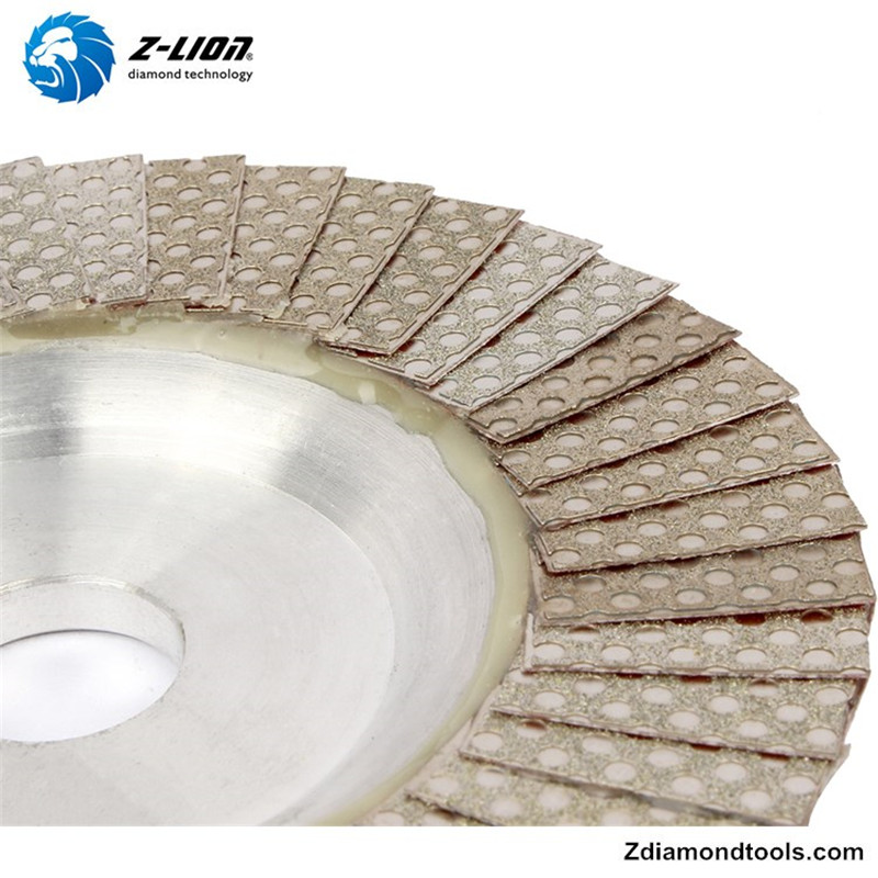 ZL-WMC6402 disco de moagem de concreto de alumínio de 5 polegadas para pedra