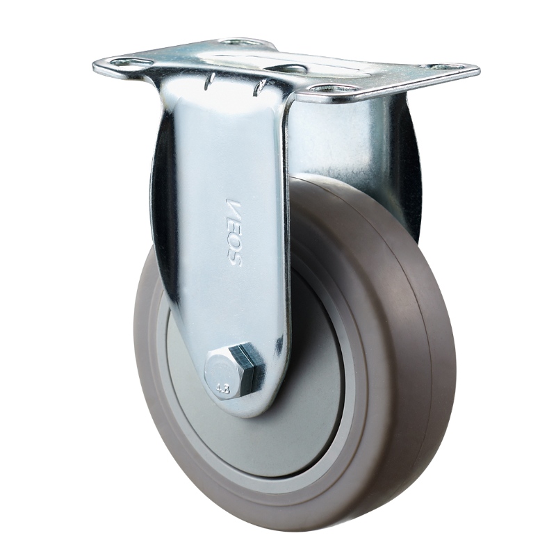 Serviço médio - Carcaça cromada com roda Diamand TPE cinza01