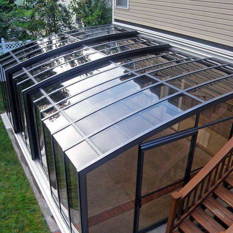 Sala de sol em alumínio / jardim de inverno / casa de vidro