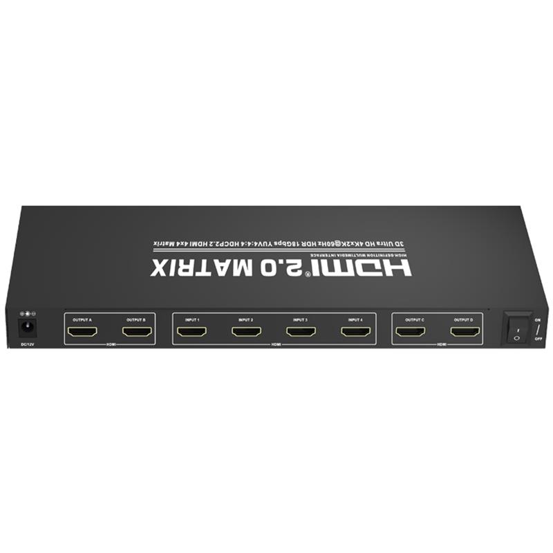 NOVO PRODUTO V2.0 Matriz HDMI 4x4 SUPORTE ULTRA HD 4KX2K @ 60HZ HDCP2.2