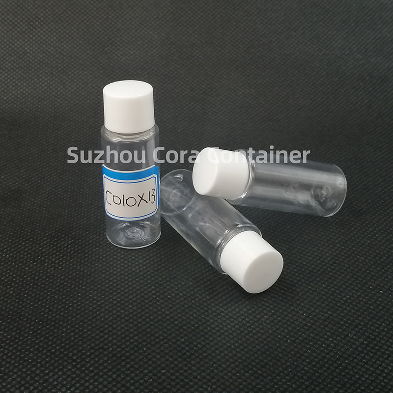 10ml Neck Size 13mm Pet Plastic Cosmetic Bottle with Screwing Cap