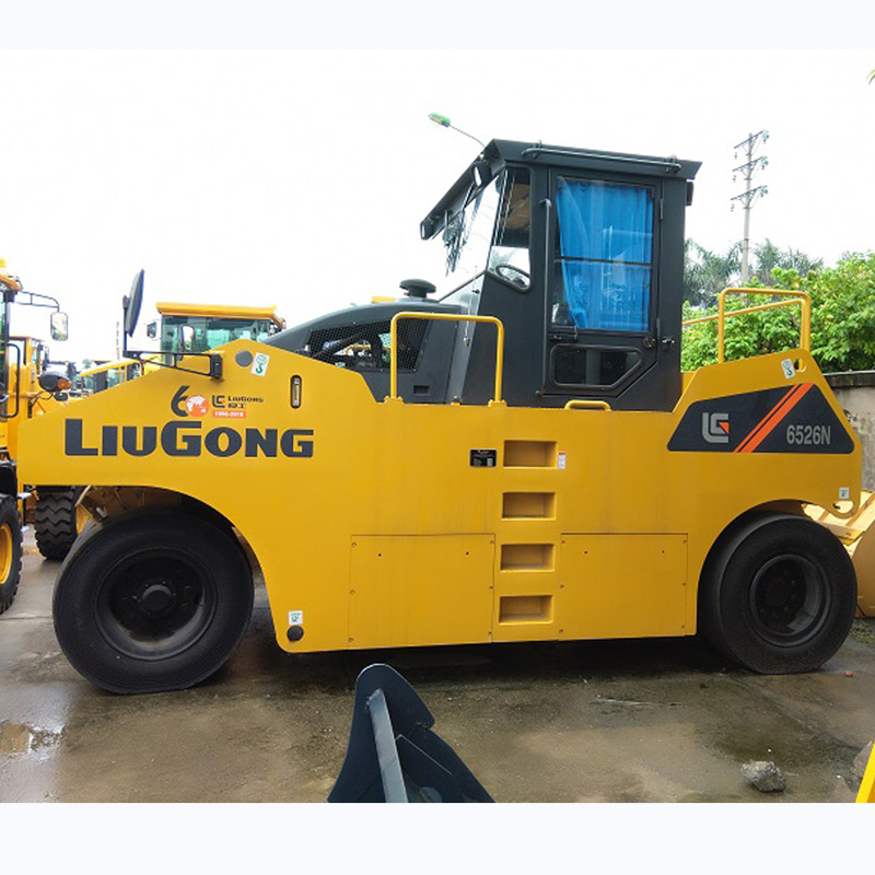 Fabricante Oficial Liugong 26t Mecânico Single-Drum Road Roller Clg65