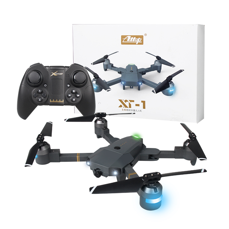 2019 Hot XT-1 Drone Com Câmera WIFI Mini Pocket Dron Dobrável Quadricóptero RC