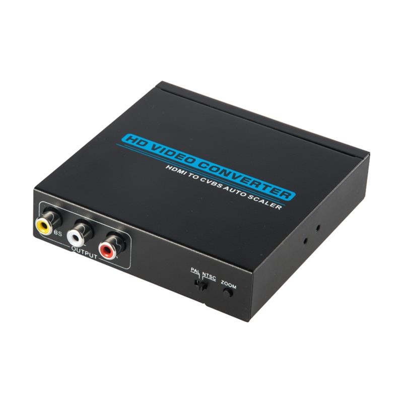 Conversor HDMI para AV / CVBS de alta qualidade Auto Scaler 1080P