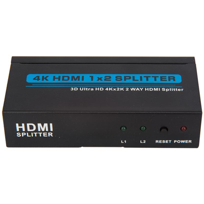 V1.4 2 portas HDMI 1x2 Splitter 3D Ultra HD 4Kx2K / 30Hz