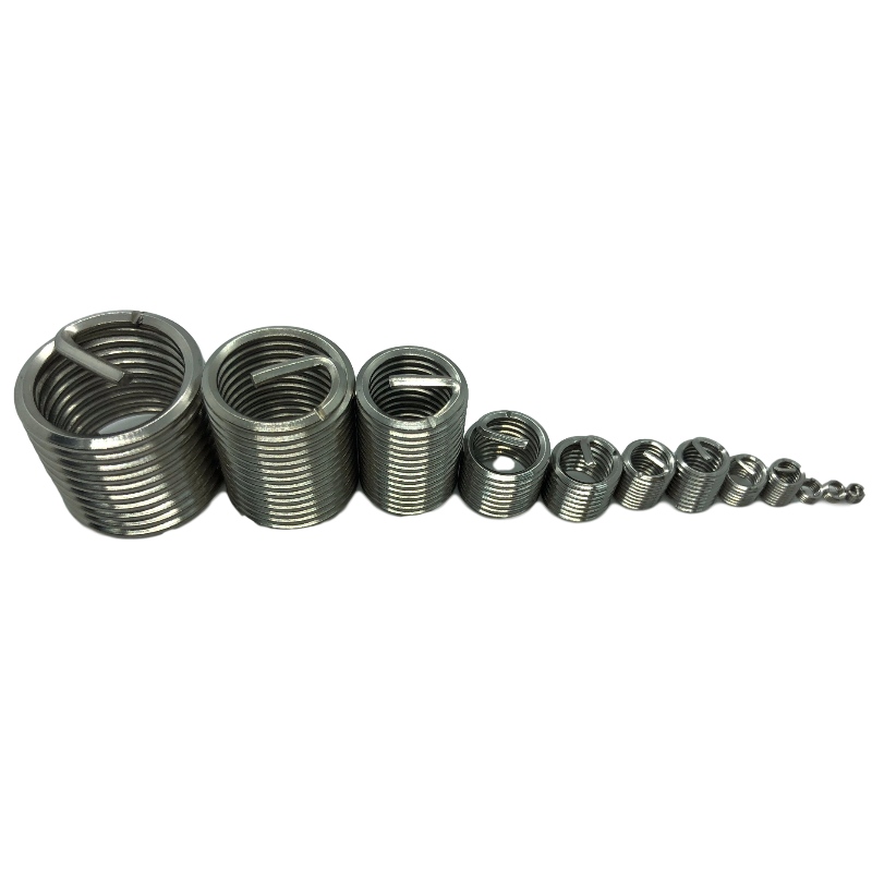 Insertos de rosca de reparo em aço inoxidável 304 para metais M1.6-M30 com estoques de 500k