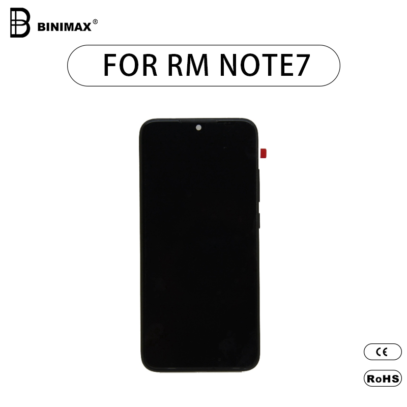 Visualização de celulares LCDs de telefonia móvel BINIMAX para a nota redmi 7