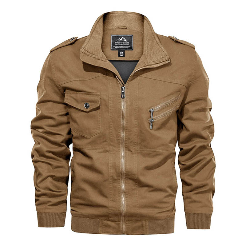 TicK Jacket de trabalho Fashing Custom Plus Size Bomber Fleece Coat Warm Wear-resistindo