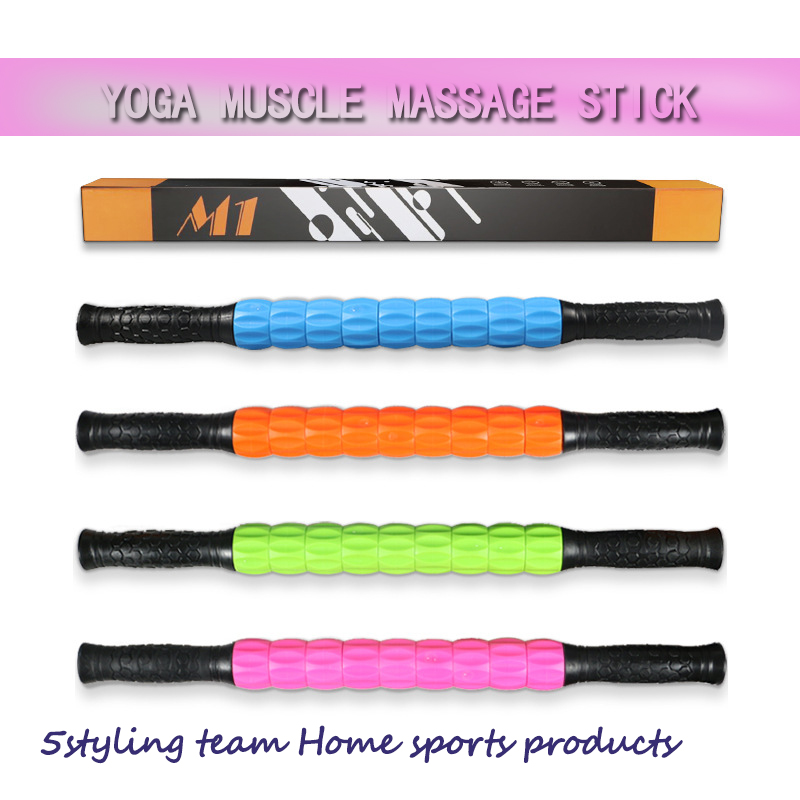 Massagem muscular Fitness stick Yoga Profundo relaxamento muscular eixo de massagem educação Privada fascia Rolo Alavanca de massagem