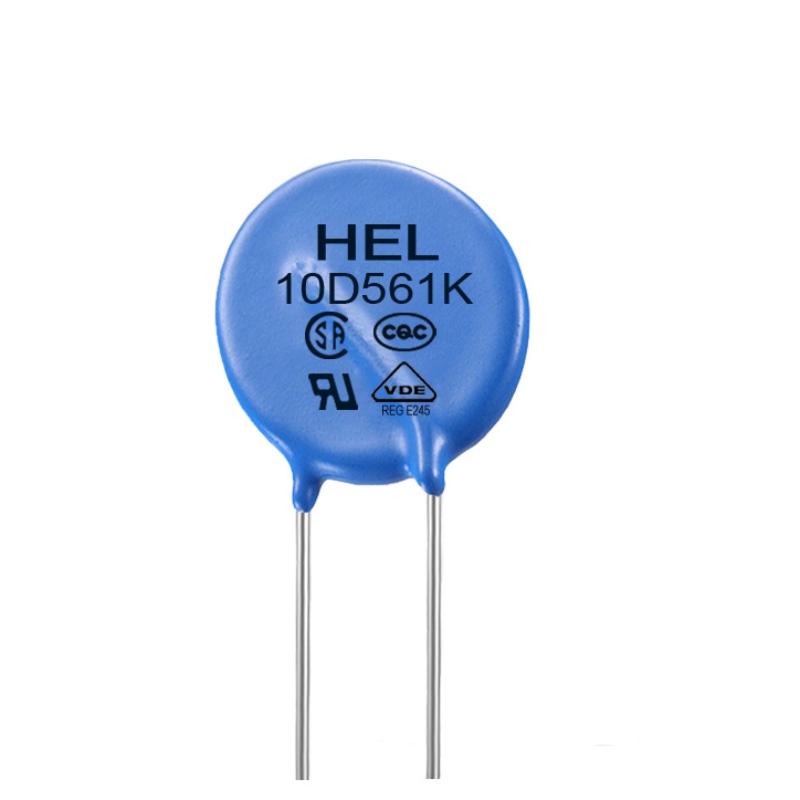HEL Varistor de óxido de metal 5D ~ 20D azul, modelos completos e certificação UL, VDE, CQC