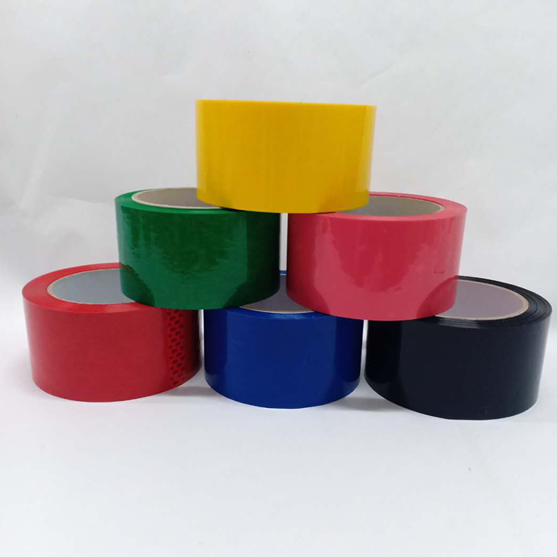 Fita de embalagem a cores BOPP, adesivo de vedação a cores, adesivo de vedação a cores