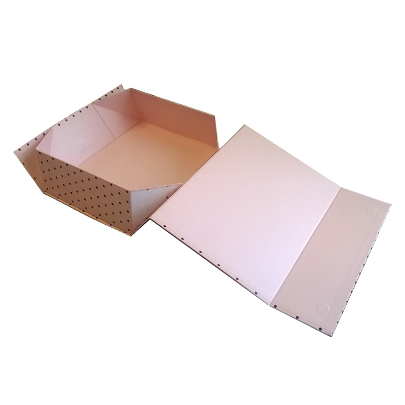 Caixa Colapsível Rosa com Caixa de Depósito de Duração Magnética