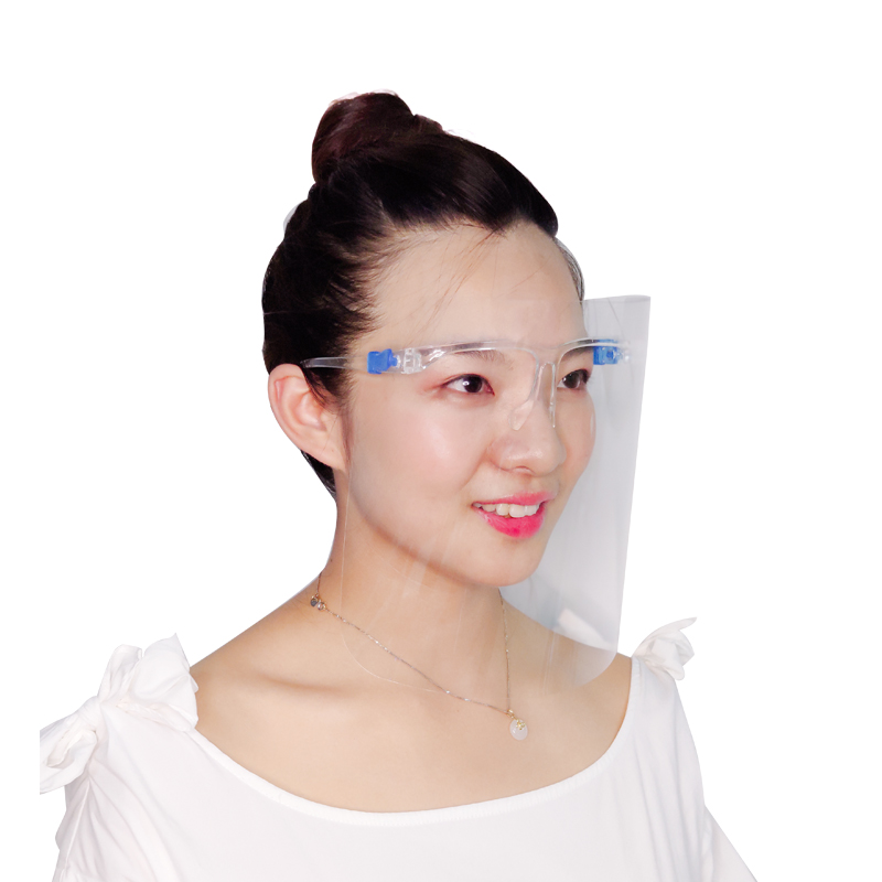 Protetor de plástico transparente anti respingo Óculos de proteção facial total Proteção facial protetor