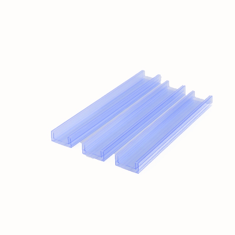 Tubo de embalagem de PVC transparente componentes eletrônicos transparentes tubo IC