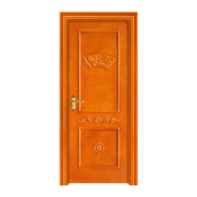 2021 China porta de madeira simples wpc porta externa pintada para barato comercial