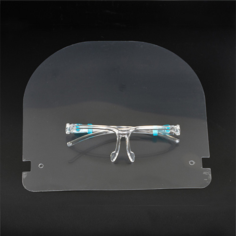 Óculos de proteção facial reutilizáveis ​​anti-nevoeiro protetor facial protetor facial protetor de plástico com óculos