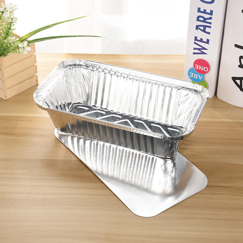 Restaurante personalizado utilizado para refeições recicláveis que Assam Pratos de tabuleiro de cozinha, caixa de ouro, alumínio, embalagem de Papel alumínio com Tampa