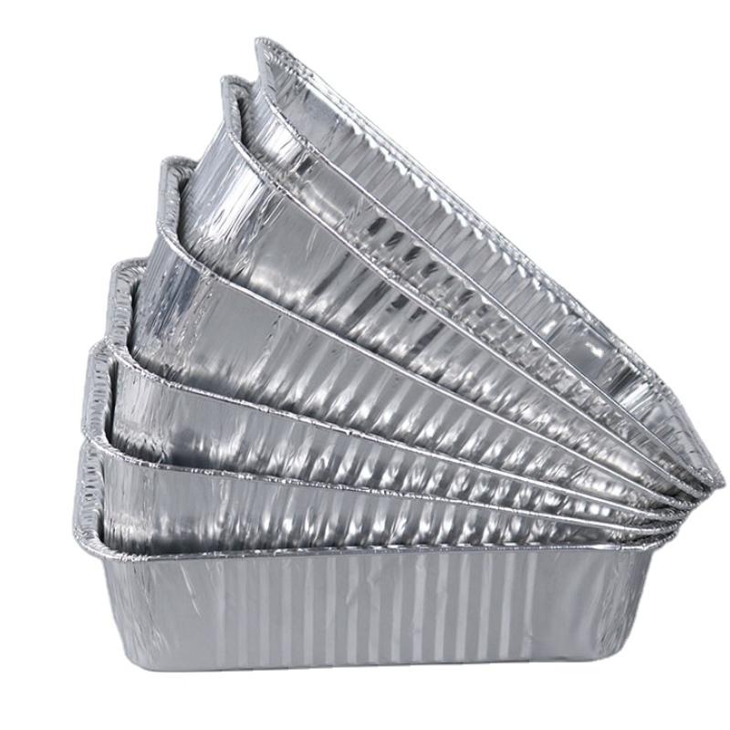 Contentor de alimentos Use Aluminum Foil com Folha de alumínio de micro-ondas biodegradável Lid