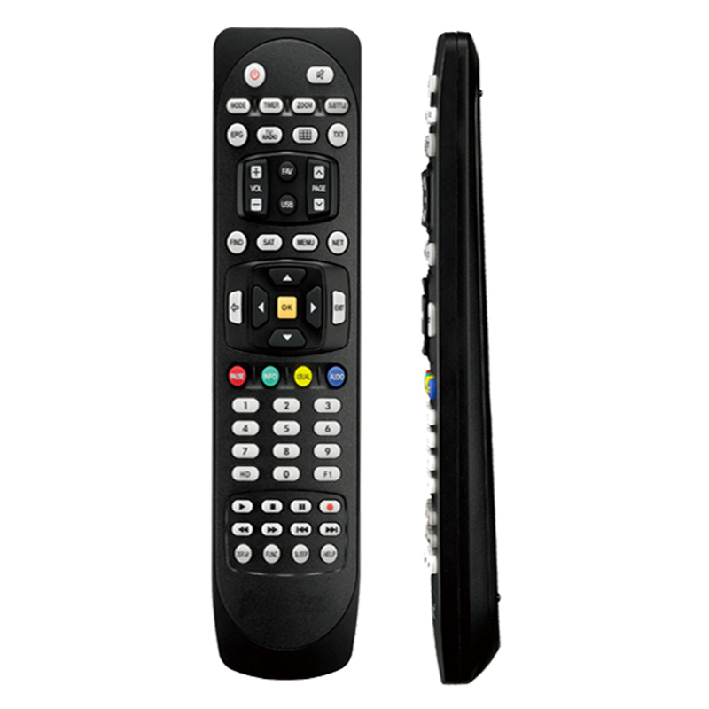 Controle remoto de TV infravermelho sem fio OEM de fábrica multifuncional para TV LED \/ LCD \/ TV via satélite