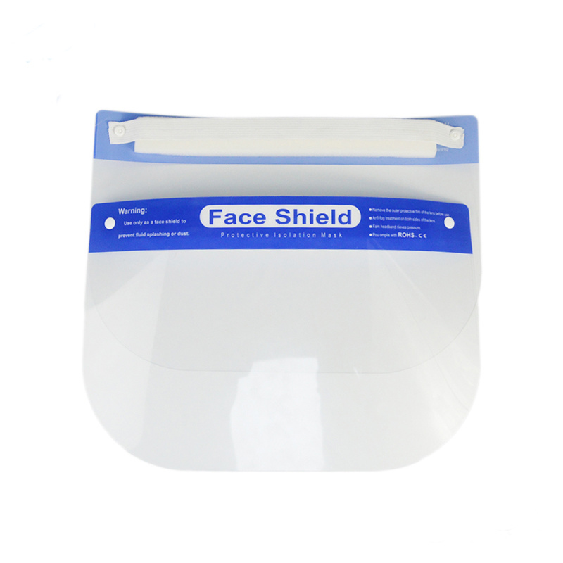 Protetor facial de esponja de plástico transparente de produto de segurança de distribuidor OEM