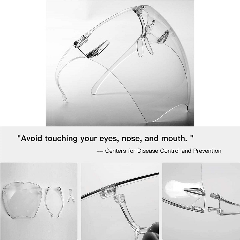 Antinevoeiro Goggle Unisex Visor Full Face Protective Scield