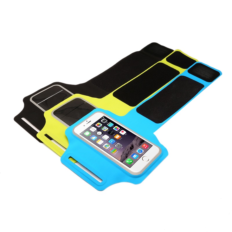 Venda quente universal acessórios de telefone móvel 5.5inch braçadeira de esporte colorido