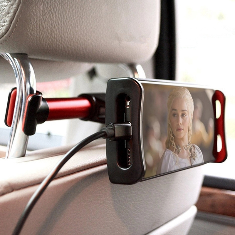 Carro de backseat suporte móvel carro assento traseiro telefone tabuleta para iphone 7 8 x ipad samsung s8 cabeça tablet titular